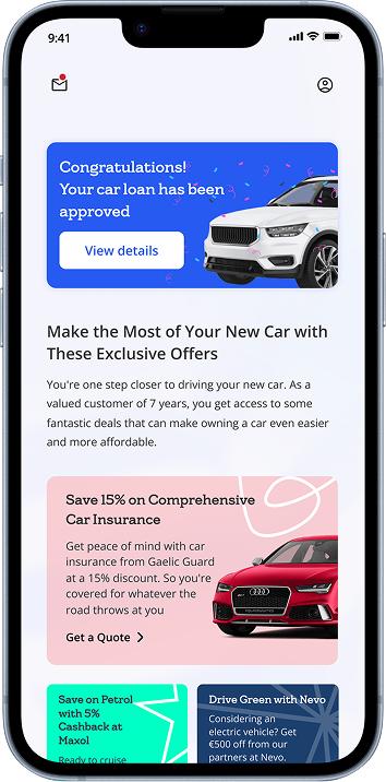 Banking app mockup 6