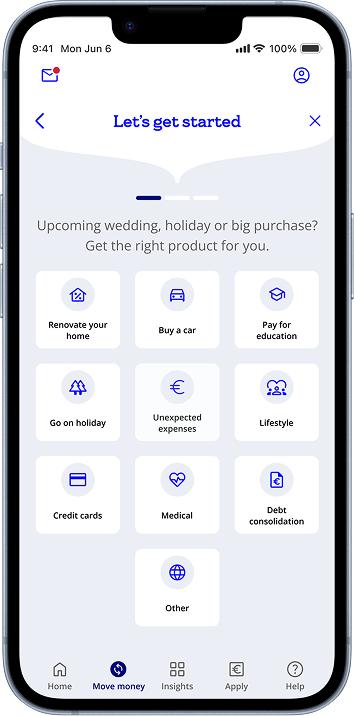Banking app mockup 8