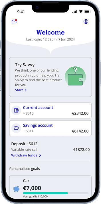 Banking app mockup 11