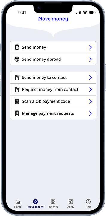 Banking app mockup 12