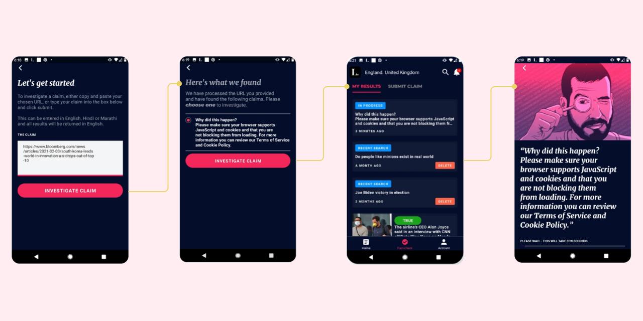 Rediseño de la app Logically